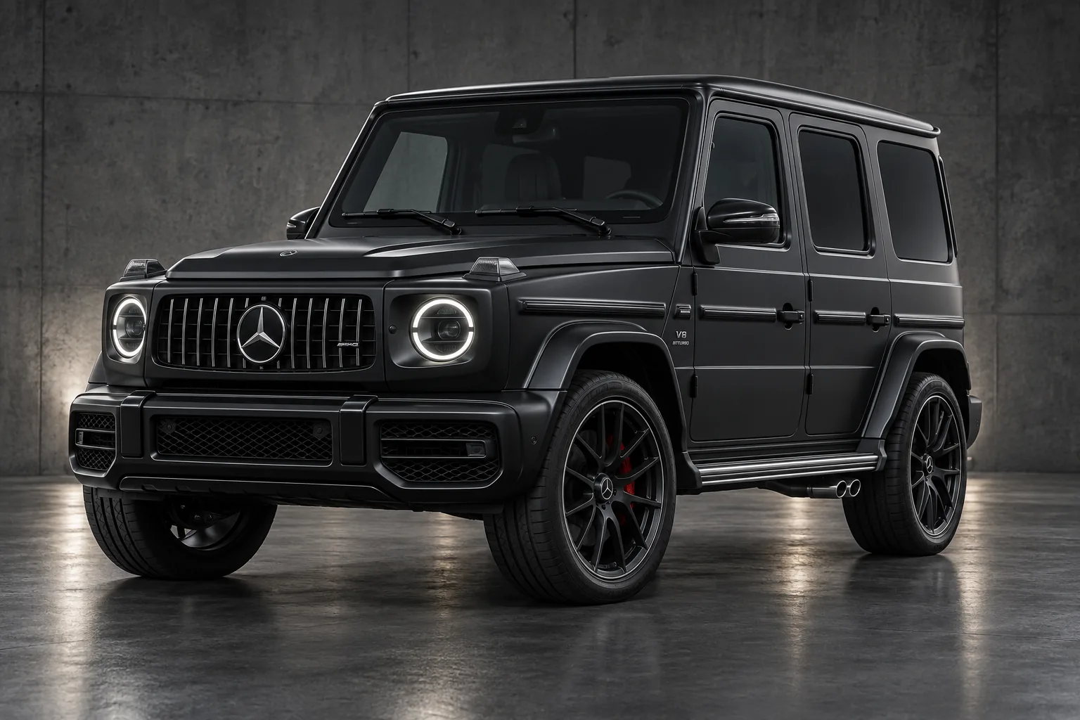 Illustrative front three-quarter view of a 2024 Mercedes-AMG G 63